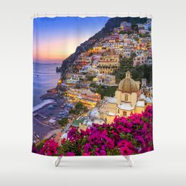 Positano Amalfi Coast Shower Curtain