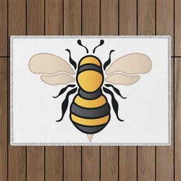 Honey Bee - Pattern Outdoor Rug