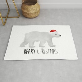 Beary Christmas | Polar Bear Area & Throw Rug