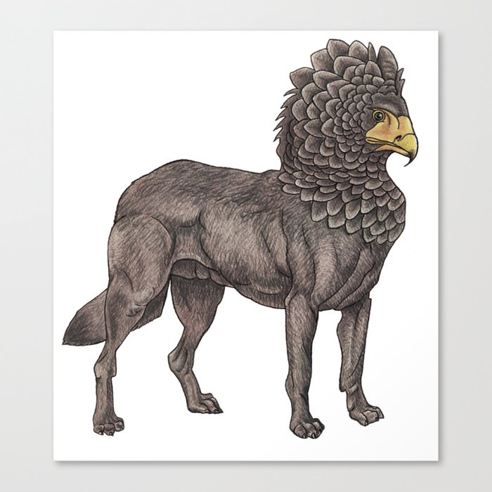 Wolf Eagle Canvas Print