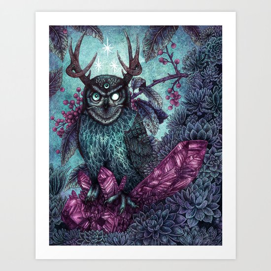 Night Owl Art Print