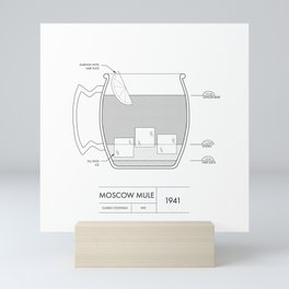 Moscow Mule | Classic Cocktails Mini Art Print