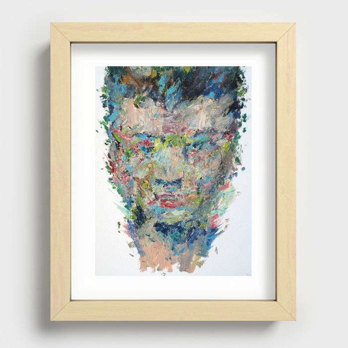 THE BOXER Recessed Framed Print