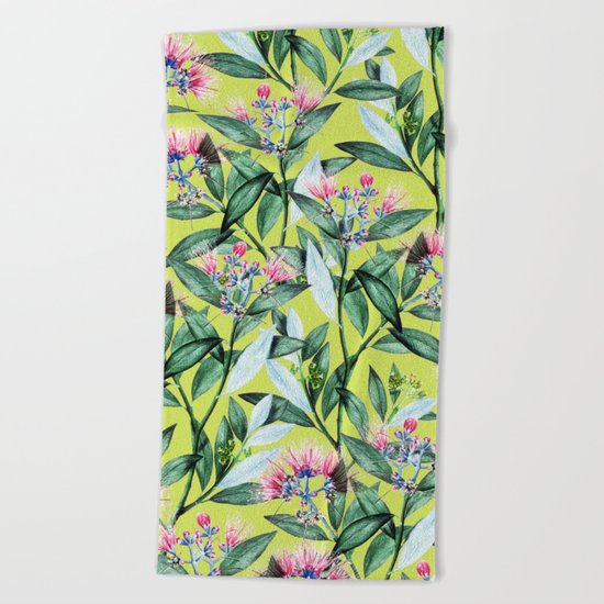 Floral Cure #society6 #decor #buyart Beach Towel
