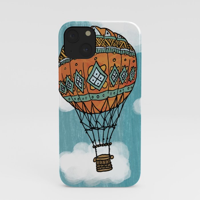 Hot Air Ballon in the Sky iPhone Case