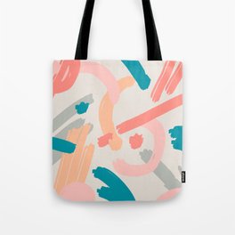 Abstraction. Series: Oil Paint Smears. Culinary fantasy. Dessert. Tote Bag