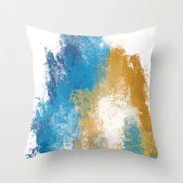 Knife’s Edge Eruption Throw Pillow