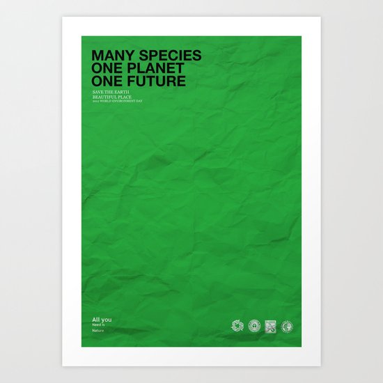 All you need is nature Art Print