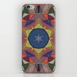 Stained window background iPhone Skin