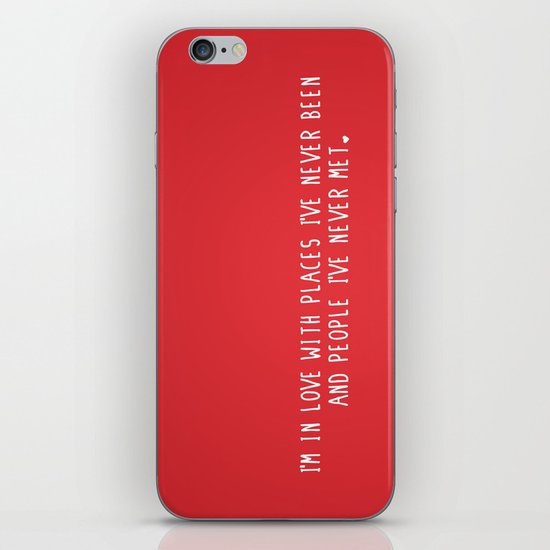 Places & People I've never met ♡ iPhone & iPod Skin