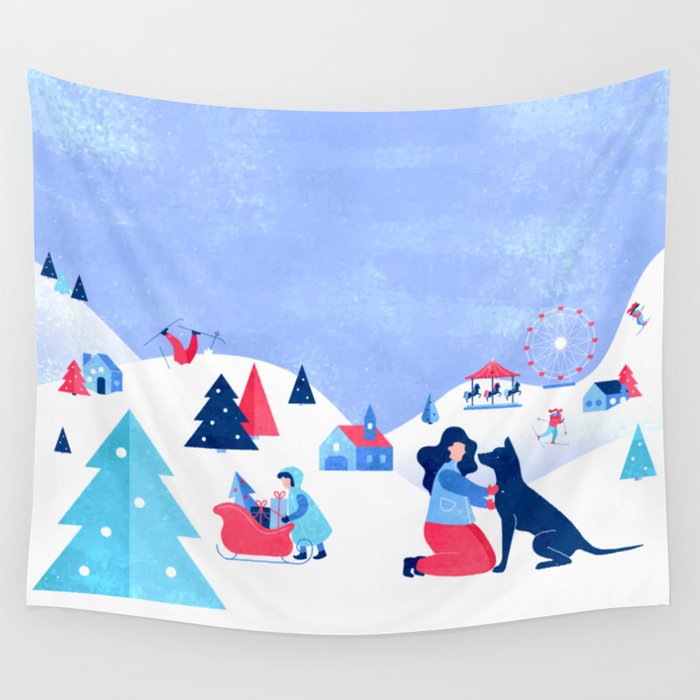 Little Sweden Wall Tapestry