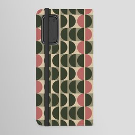 Shapes 18 in Forest and Rose Android Wallet Case
