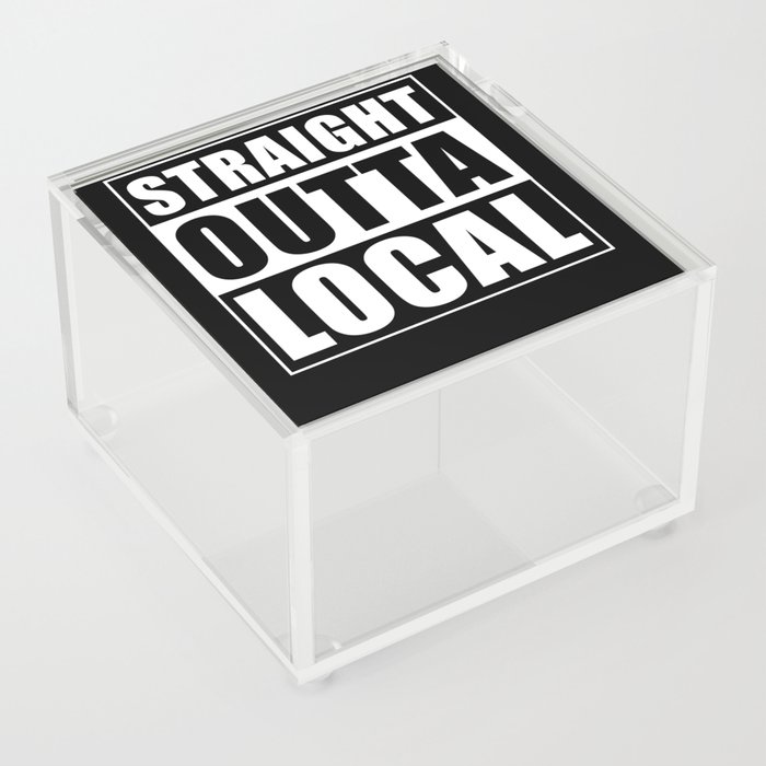 Local Restaurant Chef Cook Gift Acrylic Box