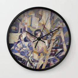 Cubist Analysis Wall Clock