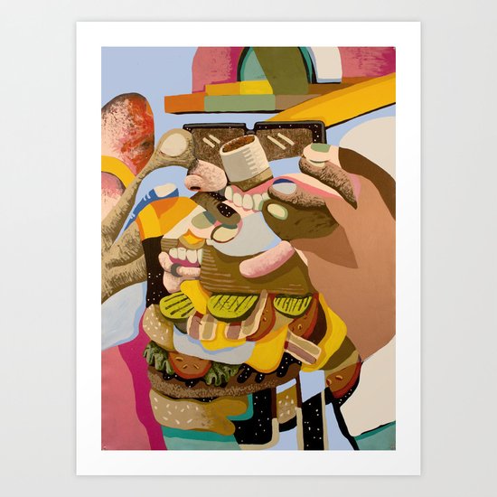 Two Foods at Once Art Print