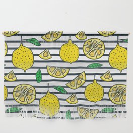 Lemon Stripes Wall Hanging