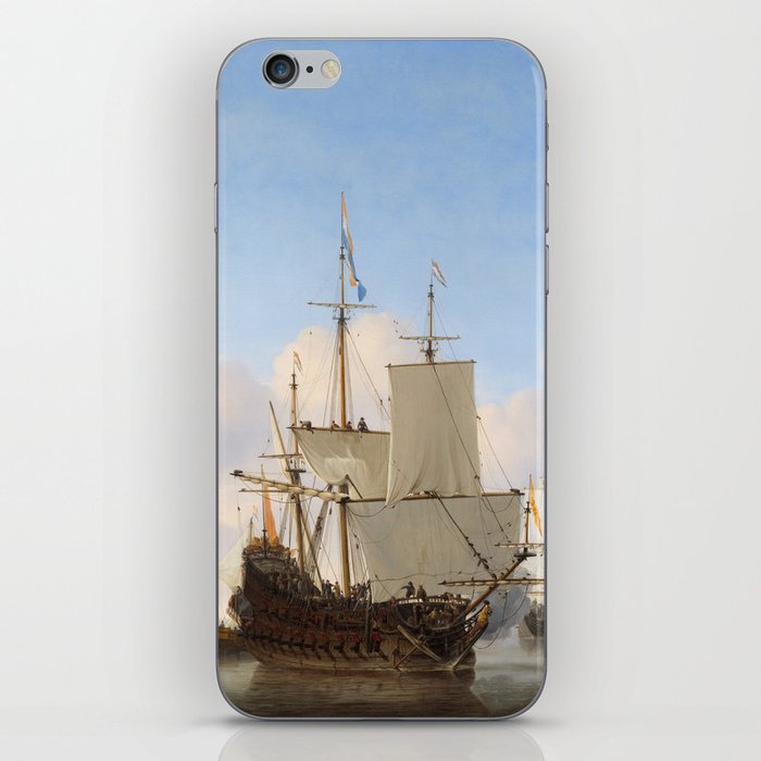 Vintage Ship Oil Painting Iphone Skin By Fineearthprints Society6