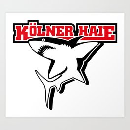 The Kolner Haie - Hockey shirt - IMMERWIGGER Art Print