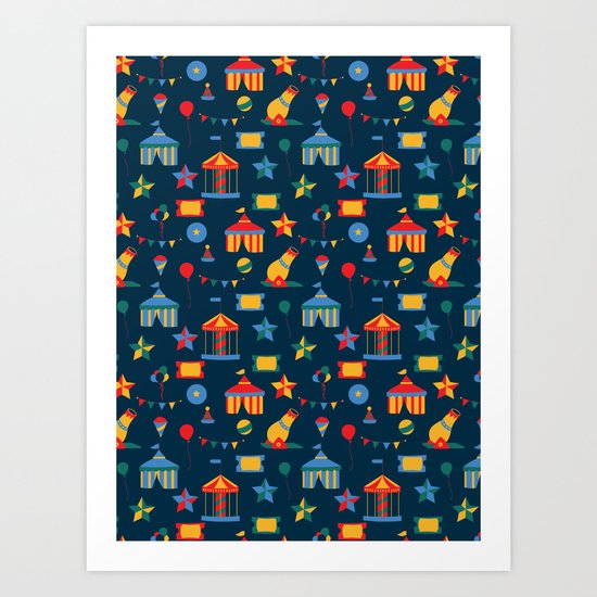 Circus Art Print