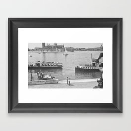 Panoramic view of Venice, Italy, 1950 Framed Art Print