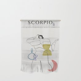 Scorpio Zodiac Sign Design Wall Hanging