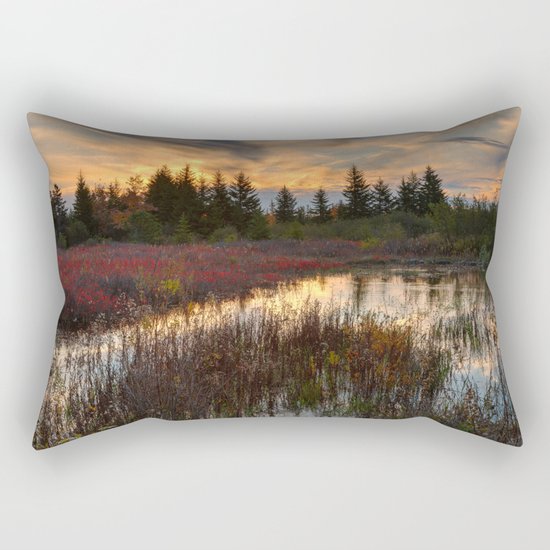 Autumn Dolly Sods Sunset Rectangular Pillow