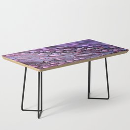 Drops in Shades of Purple Coffee Table