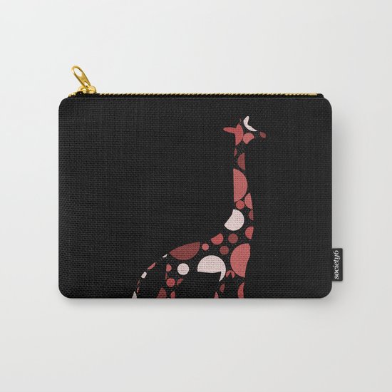 High Class Polka Dots Giraffe Carry-All Pouch
