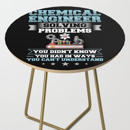 Chemical Engineer Chemistry Engineering Science Side Table