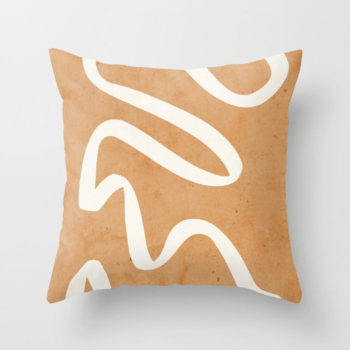 abstract minimal 31 Throw Pillow