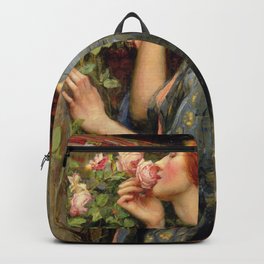 John William Waterhouse - The Soul Of The Rose Backpack