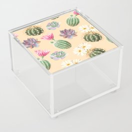 Cacti Collage Acrylic Box