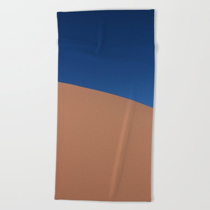 Minimalistic Sand Dunes Beach Towel