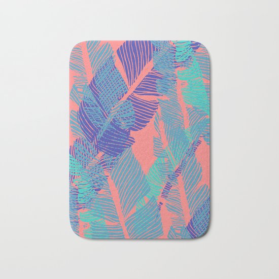 Carved Fluo Jungle #society6 #decor #buyart Bath Mat