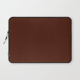 French Puce Brown Laptop Sleeve