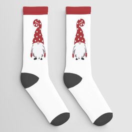 Christmas Gnome Polka Dots Hat Socks