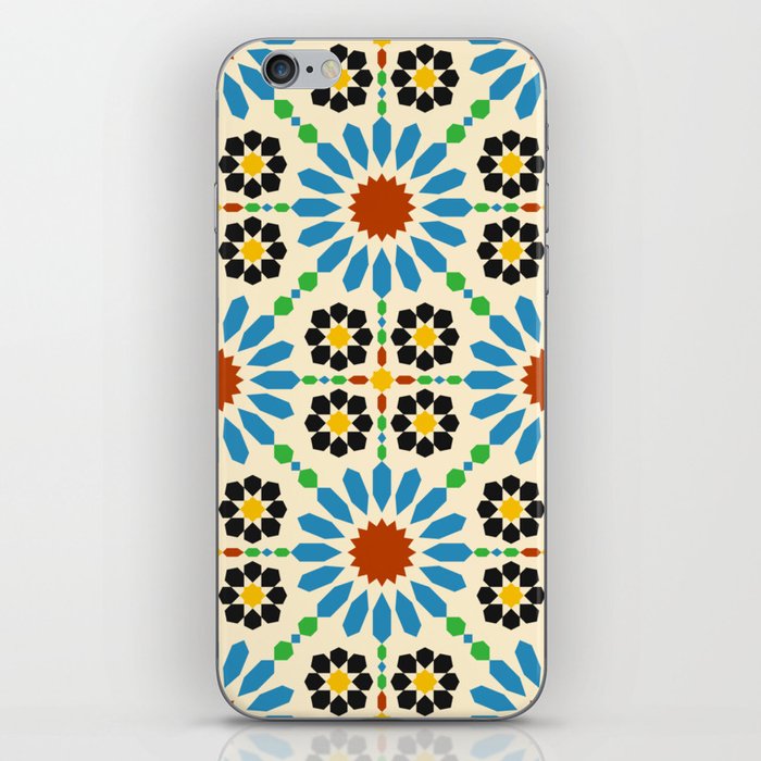 Moroccan tiles pattern iPhone Skin