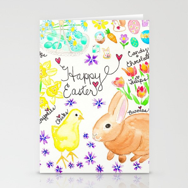 happy easter stationery cards by ariannesjoy society6 easter stationary