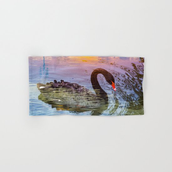 black Swan Hand & Bath Towel