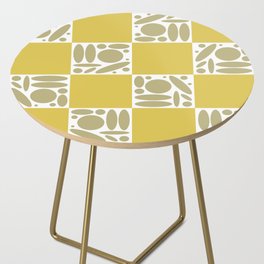 Geometric modern shapes checkerboard 11 Side Table