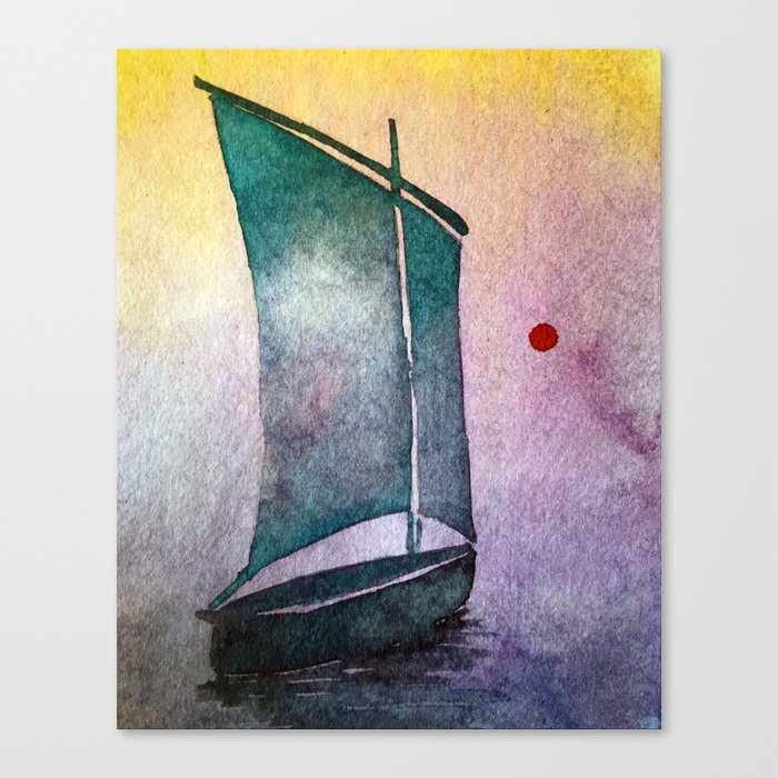 Sailing Canvas Print