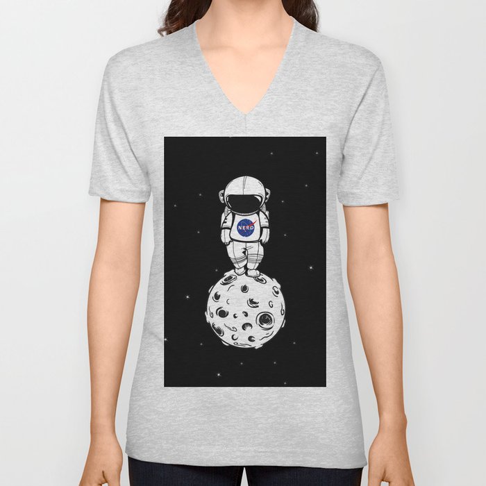 rolling in space V Neck T Shirt