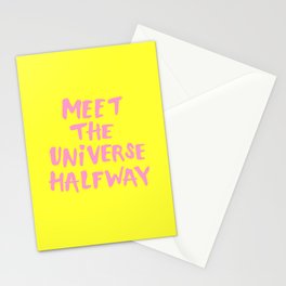 Meet The Universe Halfway Stationery Card