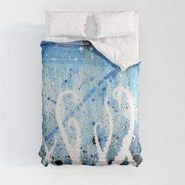 Kraken Watercolor Comforter