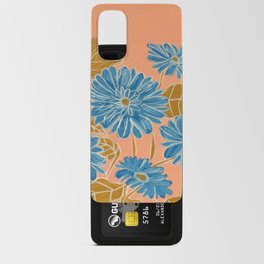 Orange and Blue Daisies Android Card Case