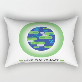 Save the Planet Earth  Rectangular Pillow