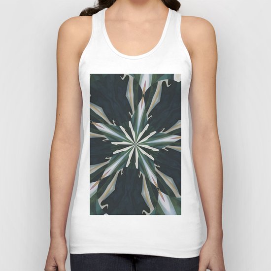 Calla Lily Star Kaleidoscope Unisex Tank Top