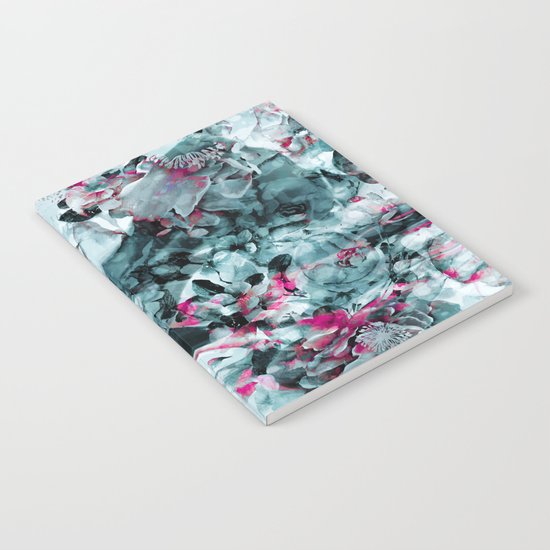 FLORAL WAVES Notebook