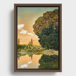 Maxfield Parrish Framed Canvas