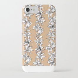 Lily flower garland  iPhone Case